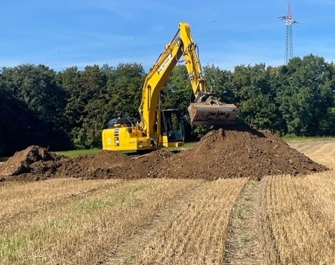 Archäologische Arbeiten im Gewerbegebiet Wannebachstraße gestartet