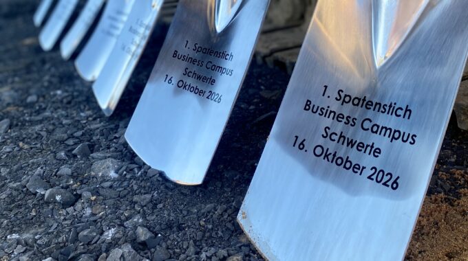 Spatenstich für den Business Campus Schwerte: Ein neuer Standort für die Wirtschaft von morgen