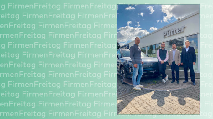 FirmenFreitag: Bürgermeister besucht das Volvo Autohaus Pütter
